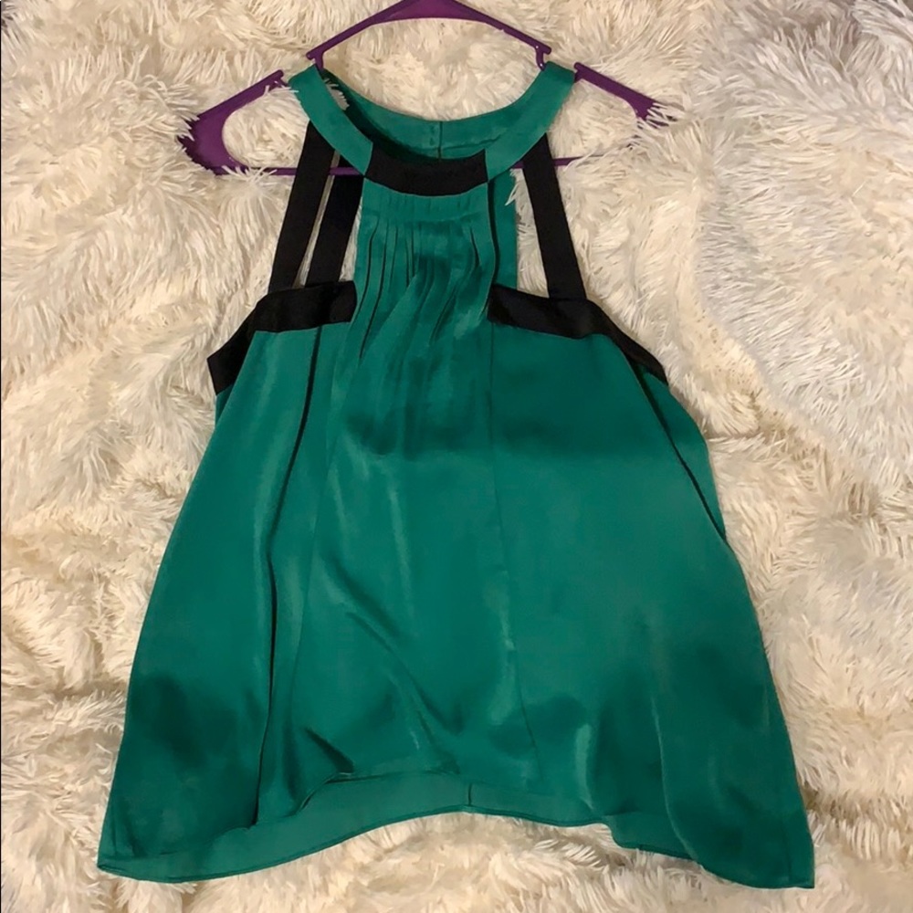 BCBGMAXAZRIA Irene color block top